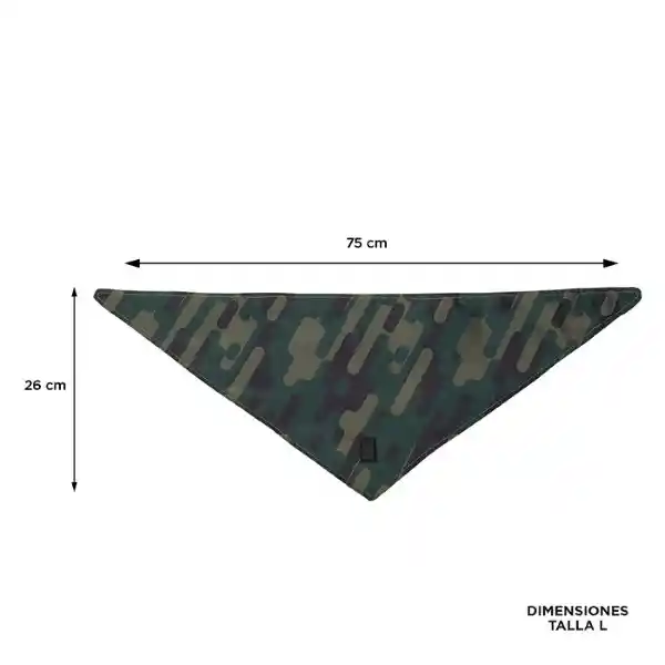 Pañuelo Menta Doble Faz 2.0 Verde Talla L 3DL Totto