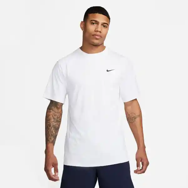 Nike Camiseta M Df Uv Hyverse Ss Para Hombre Blanco Talla XL