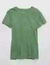 Camiseta Aerie Verde Talla Large American Eagle 54941726