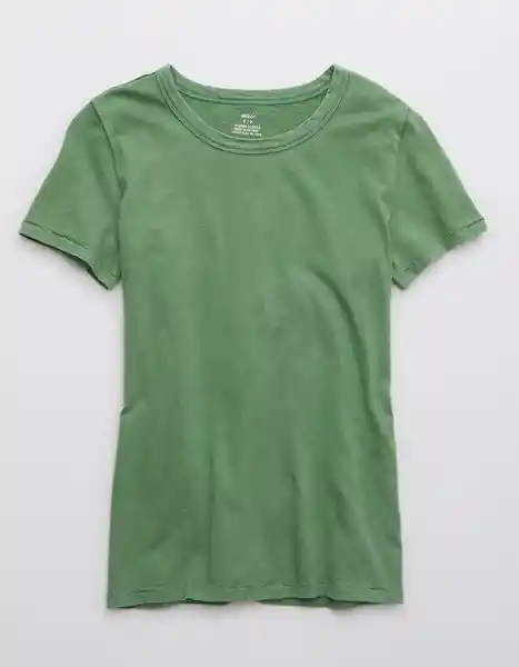 Camiseta Aerie Verde Talla Large American Eagle 54941726