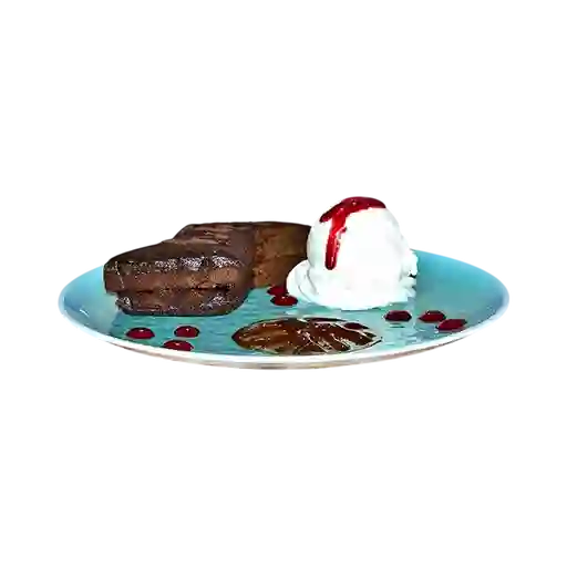 Brownie con Helado
