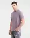 Camiseta Polo Muscle Morado Efímero Oscuro S Chevignon