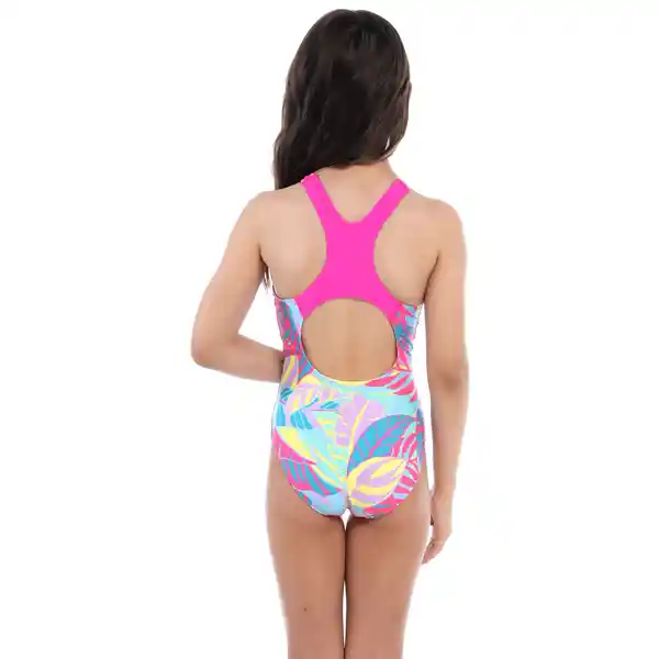 Vestido de Baño Medalist Paradise Palm Junior Femenino 10 Speedo