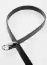 Cinturón Massi Negro Talla L Mujer Mango