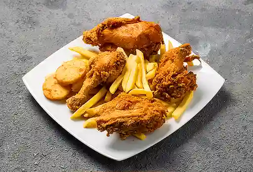 Pollo Broaster Especial 4 Presas