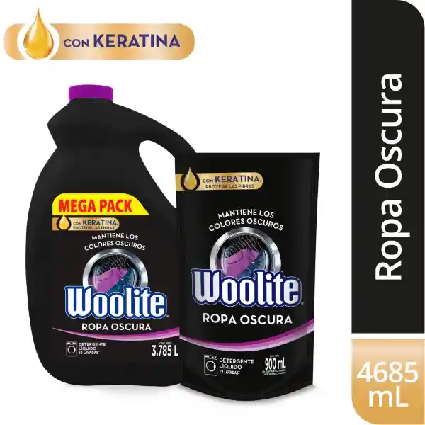 Woolite Detergente Líquido Para Ropa Oscura