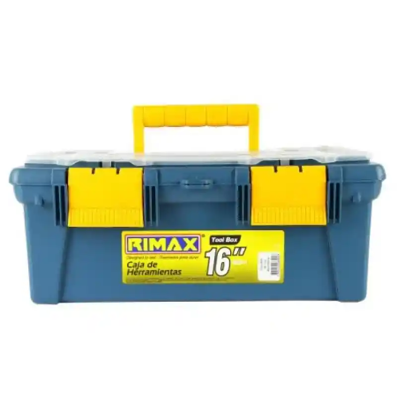 Rimax Caja de Herramientas Panal Azul-Amarillo 16 Pulgadas