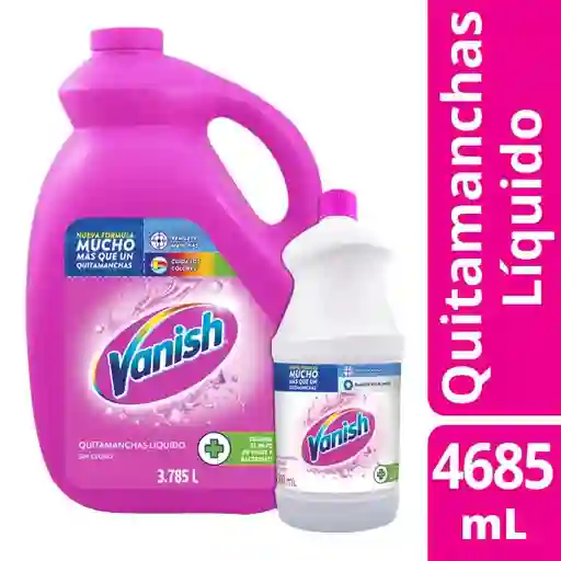 Vanish Desmanchador Liquido Rosado 3785Ml+ Blanco