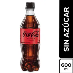Gaseosa Coca-Cola Sin Azúcar 600ml