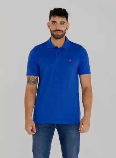 Levi'S Camiseta Polo Azul Medio Talla M