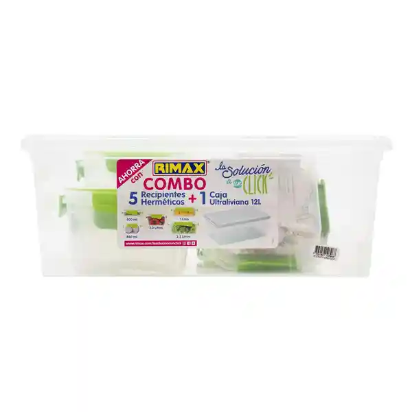 Rimax Set Recipientes + Caja Ultraliviana 12 L 10796