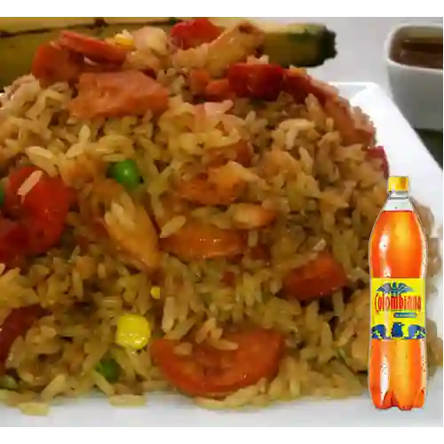 Combo Arroz Ranchero Mediano + Colombiana 1.5 L