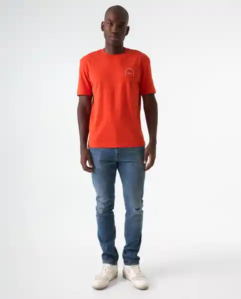 Camiseta Hombre Rojo Talla XL 842G000_ROJ181564 Americanino