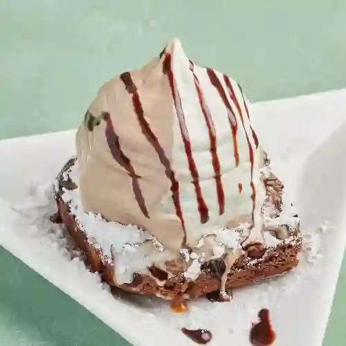 Brownie con Helado