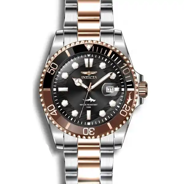 Invicta Reloj Hombre Oro Rosa Pro Diver 44717