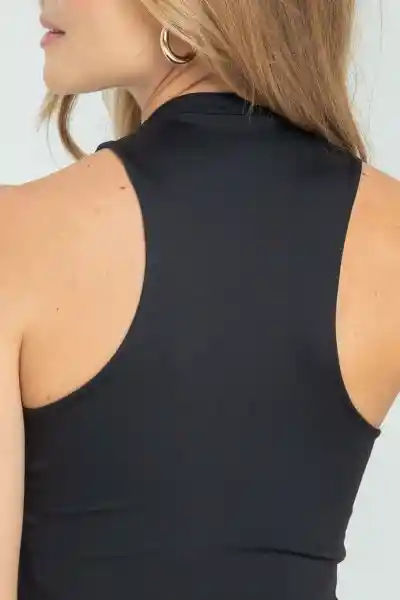 Top Amalfi Color Negro T.M Ragged