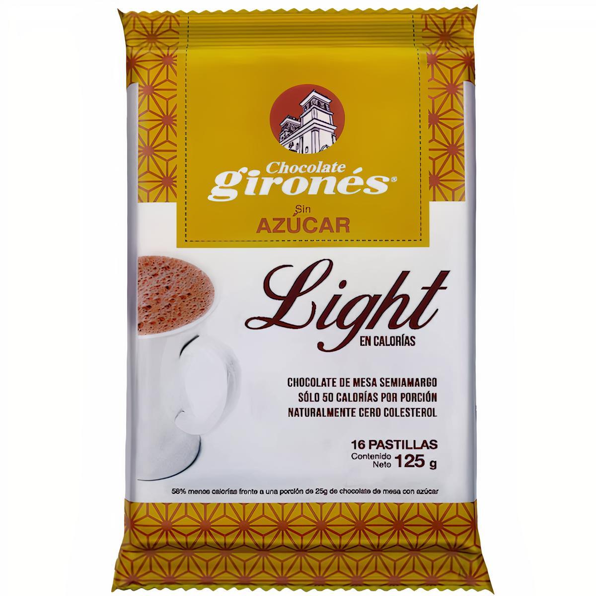 Girones Chocolate De Mesa Light Sin Azucar 125 g