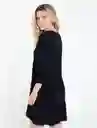 Vestido Loaita Mujer Negro Puro Ultraoscuro Talla L Naf Naf