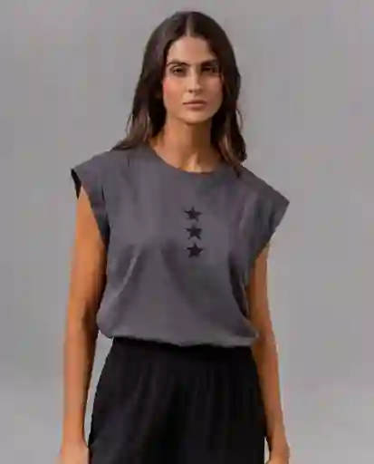Camiseta Mujer Gris Eiffel Oscuro Talla XL 64541 Rifle