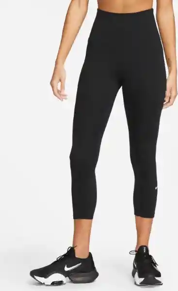 Nike Pantalón One Dri Fit Hr Crop Tght Mujer Negro XS DM7276-010