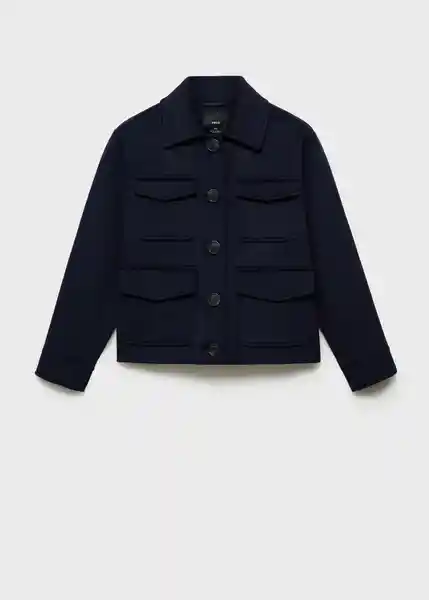Chaqueta Anna2 Marino Talla XL Mujer Mango