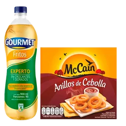 Combo McCain Anillos De Cebolla + Aceite Gourmet Fritos