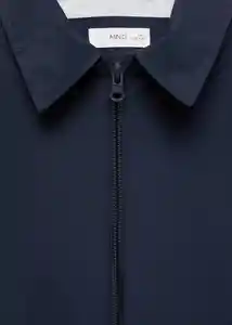 Chaqueta Parka Fernando Navy Talla 07 Niños Mango