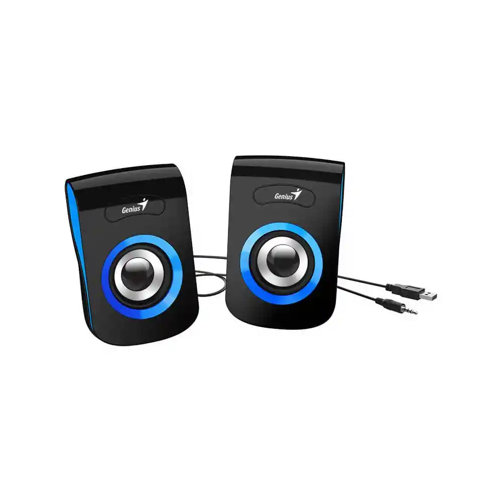 Genius Parlantes Altavoces Sp-Q180 6 Watts Para Pc