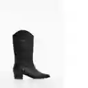 Botas Alba Negro Talla 40 Niñas Mango