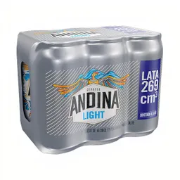 Andina Cerveza Light Pack x6