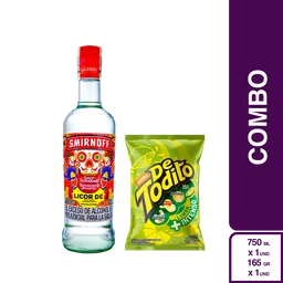 Combo Smirnoff Spicy Tamarind + De Todito Snack Sabor Limón