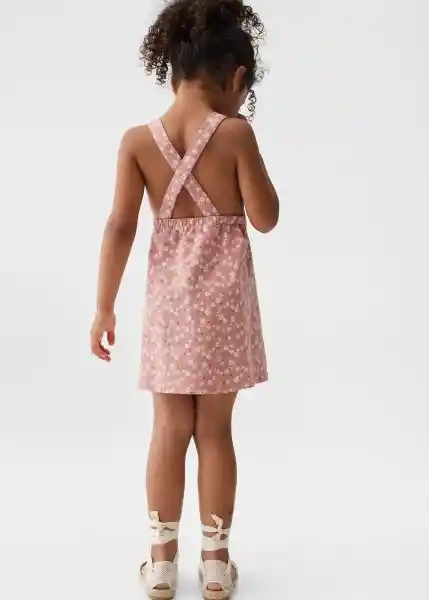 Vestido  Enterizo  Minap Rosa Talla 70 Niña Mango