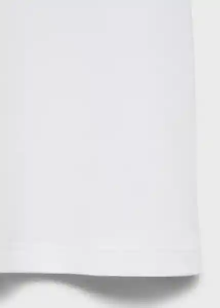 Camiseta Rita Blanco Talla L Mujer Mango