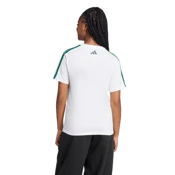 Adidas Camiseta L Softs Manga Corta Mujer Blanco Talla M