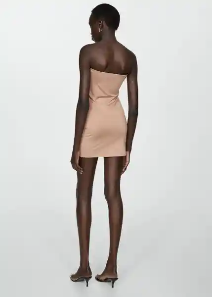 Vestido True Nude Talla L Mujer Mango