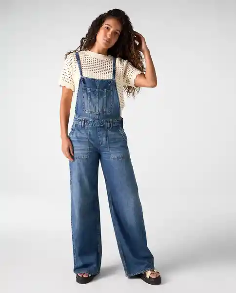 Enterizo Mujer Azul Talla M 362G000_AZU174021 Americanino
