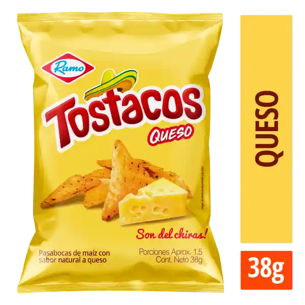 Tostacos Sabor Queso 38 g