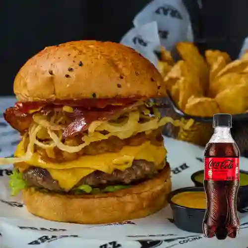 Combo Madura + Papas + Coca Cola Sin Azúcar 400 ml
