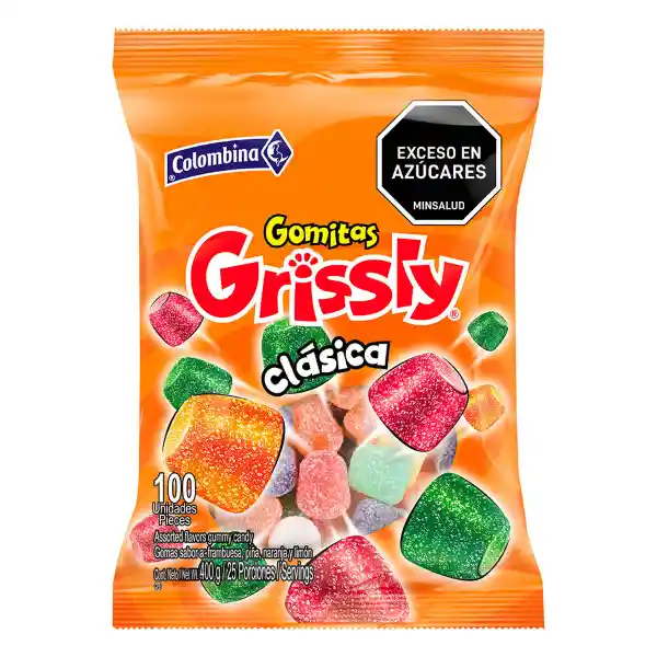 Grissly Gomitas Clásicas Sabores Surtidos