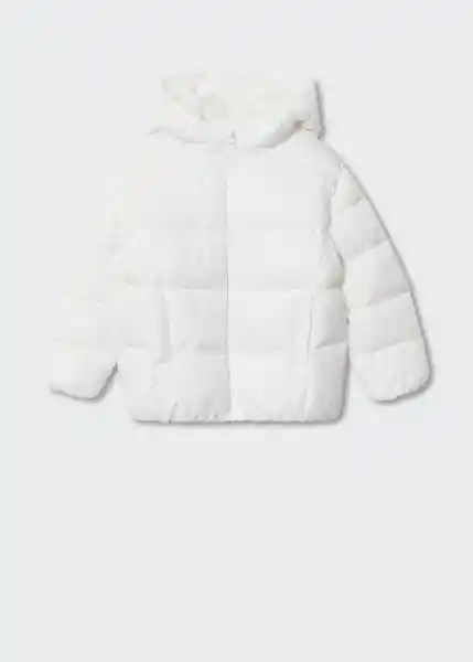 Anorak Alip3 Blanco Talla 06 Niñas Mango