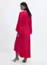 Vestido Rosa-A Fucsia Talla XS Mujer Mango