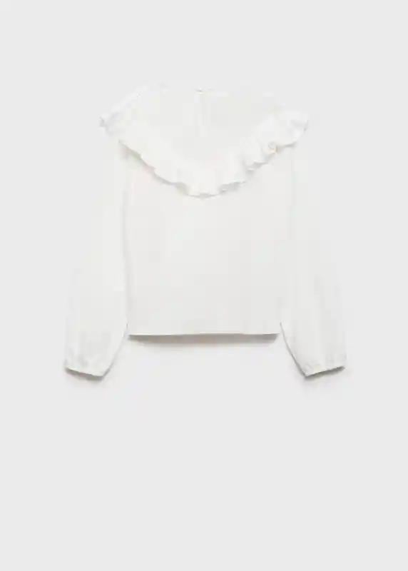 Camiseta Puri Off White Talla 06 Niñas Mango