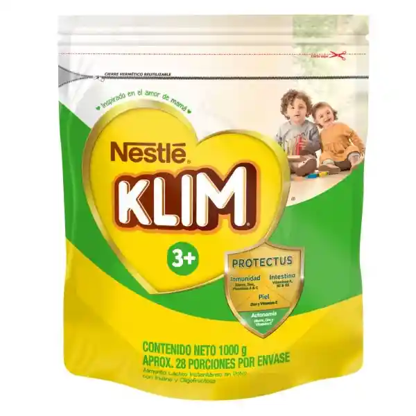 Alimento lácteo KLIM 3+ x 1000g