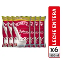 Leche Uht Coolechera Entero 1100 Ml X6 Unds