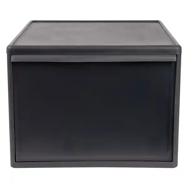 Hacks & Racks Cajonera Plástico Modular Alta Doble Grafito