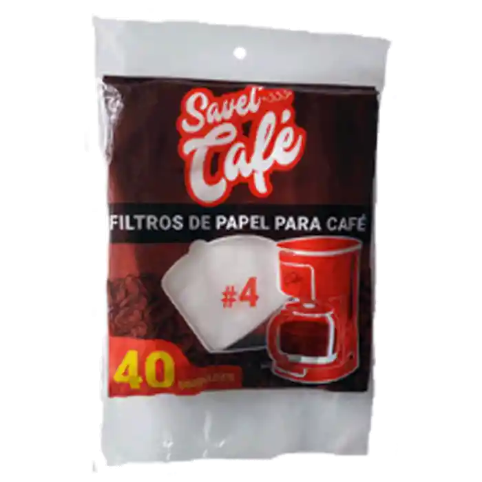 Savel Café Filtro de Papel para Café # 4