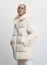 Abrigo Anorak Tokyo Offwhite Talla XL Mujer Mango