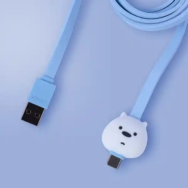 Cable de Carga Rápida Tipo c de Osos Escandalosos 5.0 Miniso