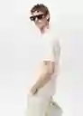 Camiseta Liman Blanco Talla S Hombre Mango
