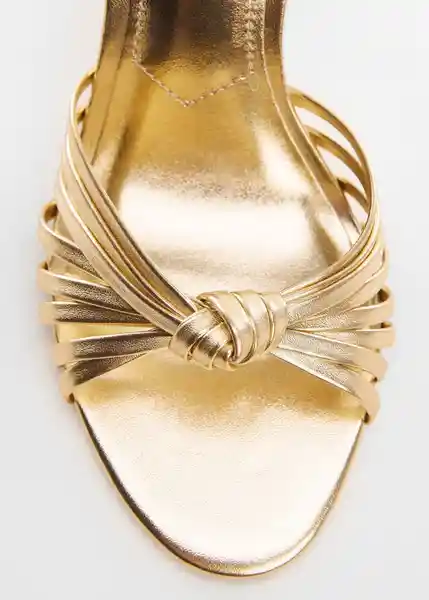 Sandalias Noto1 Mujer Oro Talla 40 Mango